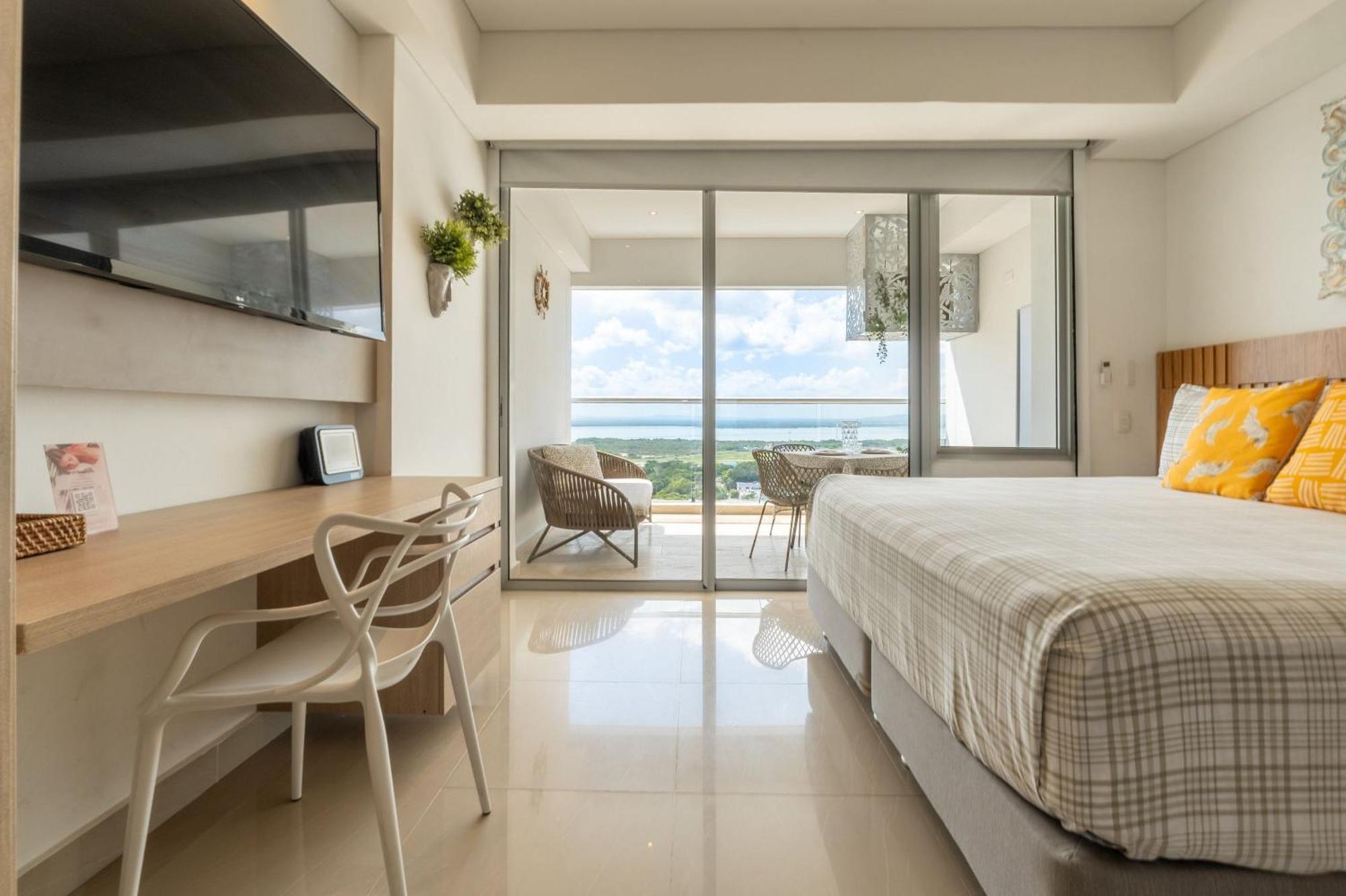 Cb1531 | Confort Premium: Cama King Y Balcón Apartamento Cartagena